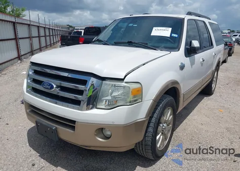 2012 Ford Expedition El King Ranch/Xlt из США, поврежденный, VIN 1FMJK1H52CEF13631
